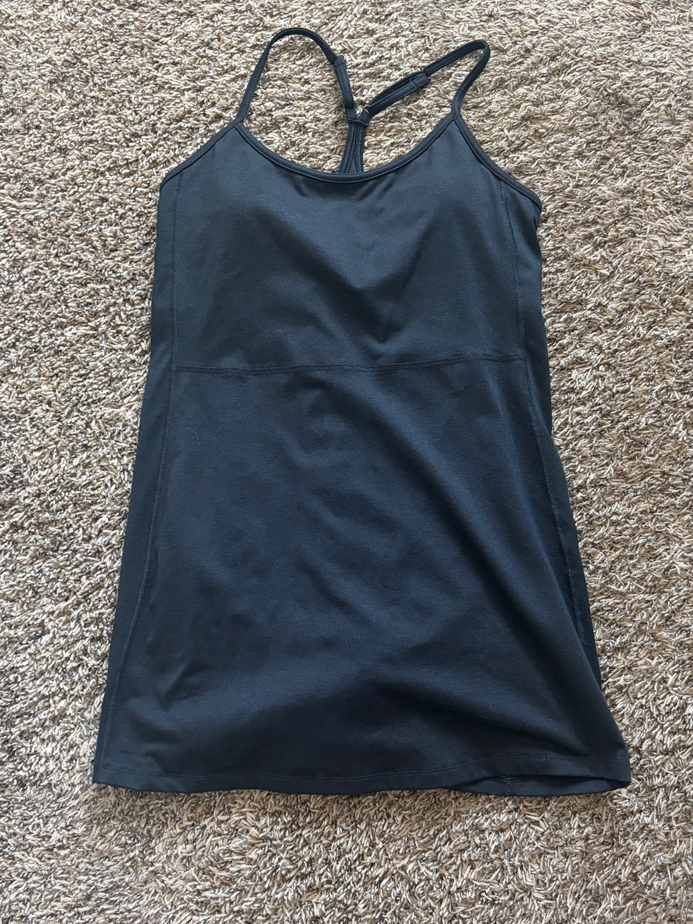 Old Navy Black Racerback Tank Dress